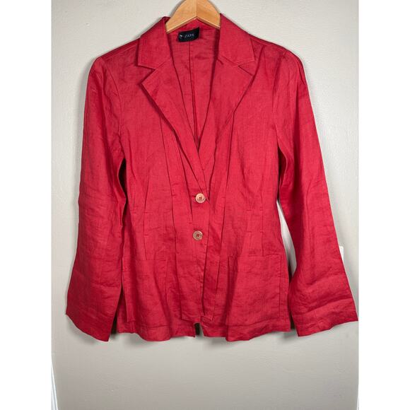 Zapa Paris Linen Blazer size 40Fr/8 US - Picture 1 of 12